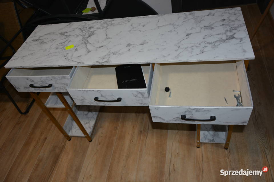 Biurko proste szuflady półki Jaworzno