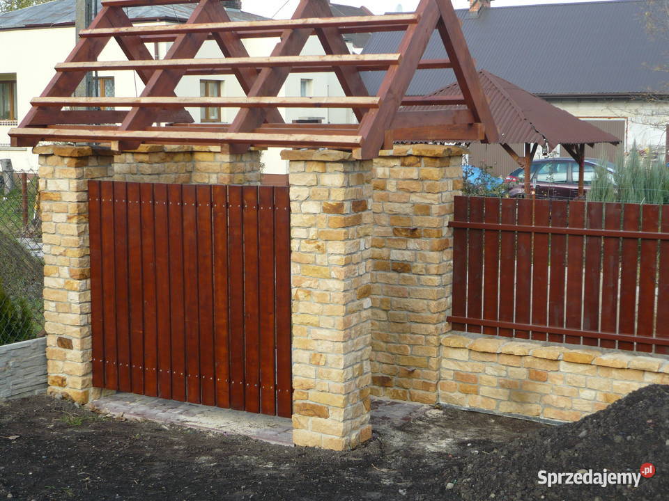 Kamień naturalny na ogrodzenia bramy mury murki Materiały budowlane Radomsko