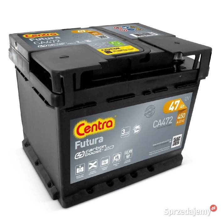 Akumulator Centra FUTURA 47Ah 450A warmińsko-mazurskie Olsztyn
