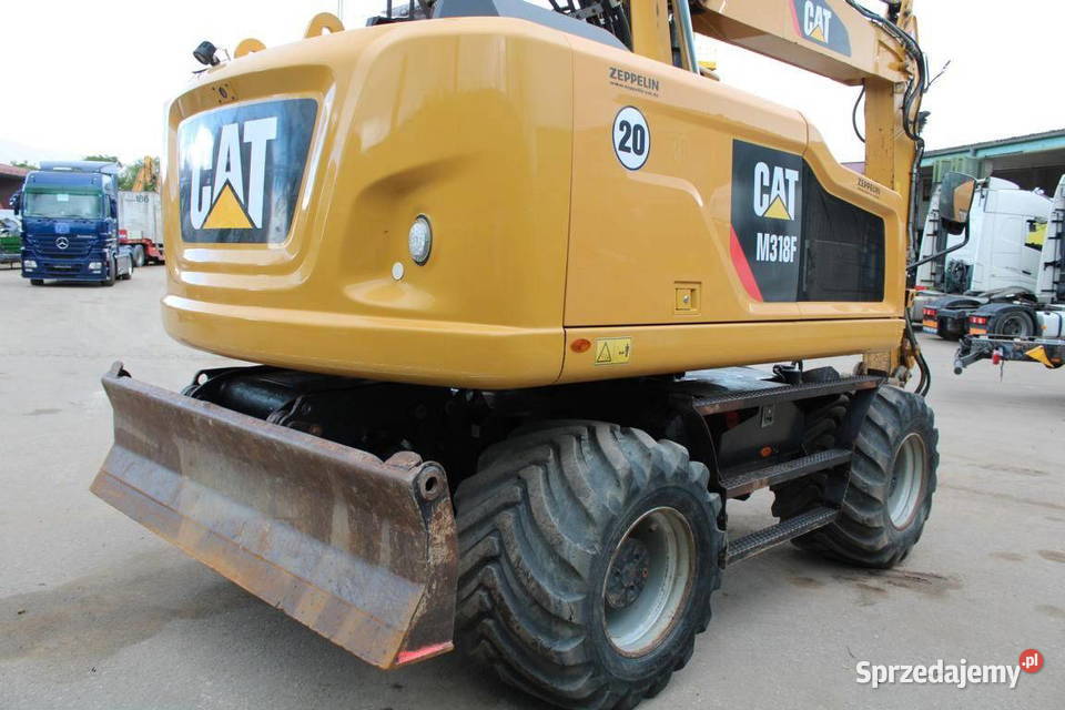 Koparka kolowa Caterpillar M 318 F tez Leasing Kabina Koparki sprzedam