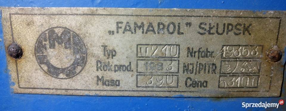 Brona Talerzowa Słupsk Famarol 2x8 talerzy Siedlce