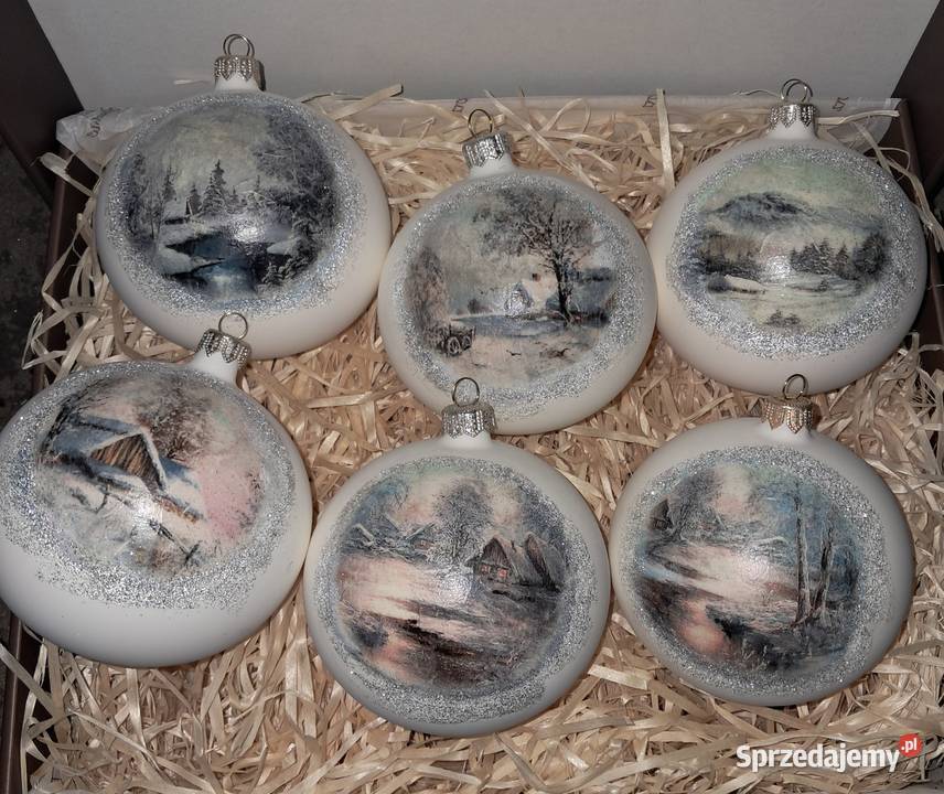 Bombki choinkowe szklane Krosno