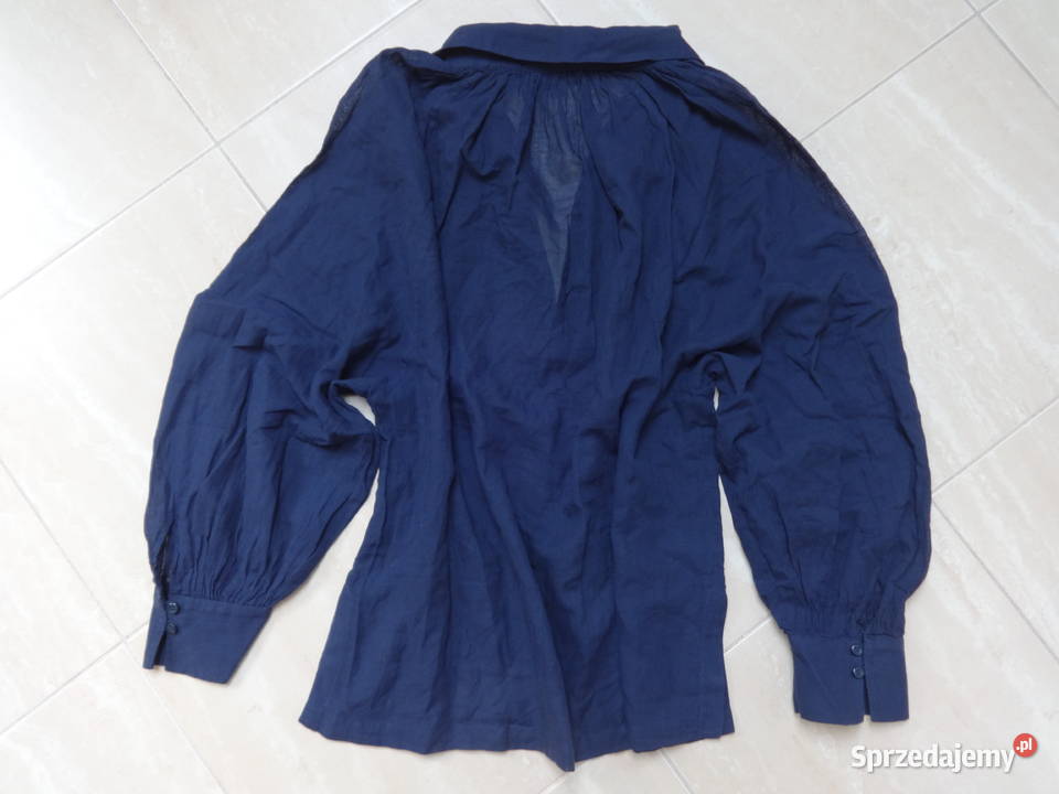 Massimo Dutti granatowa koszula damska długi Tomaszów Mazowiecki