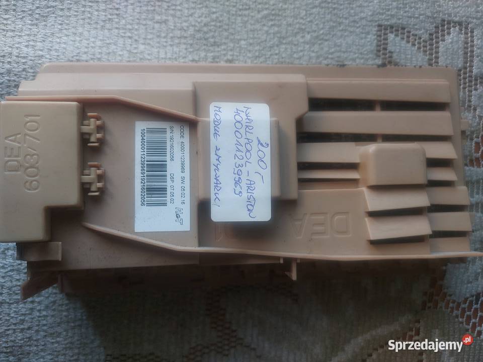 WHIRLPOOL ARISTON 400011239969 MODUŁ ZMYWARKI małopolskie Nowy Sącz