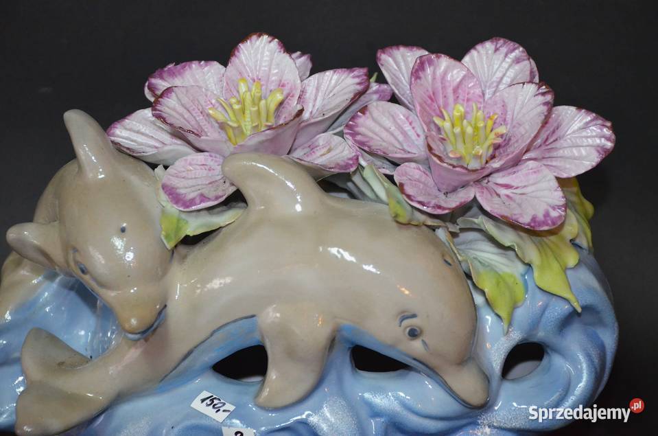 Porcelana Roceram ozdoba Delfiny kolekcja Środa Wielkopolska