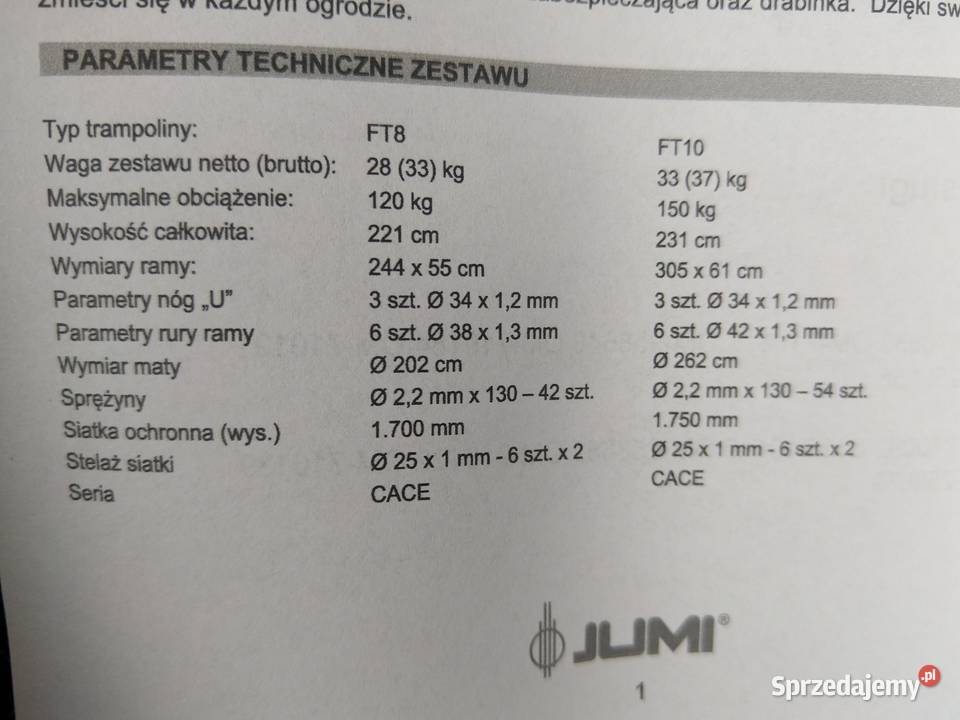 NAJTANIEJ Trampolina z Drabinką 244 z Siatką Wew śląskie Zabrze