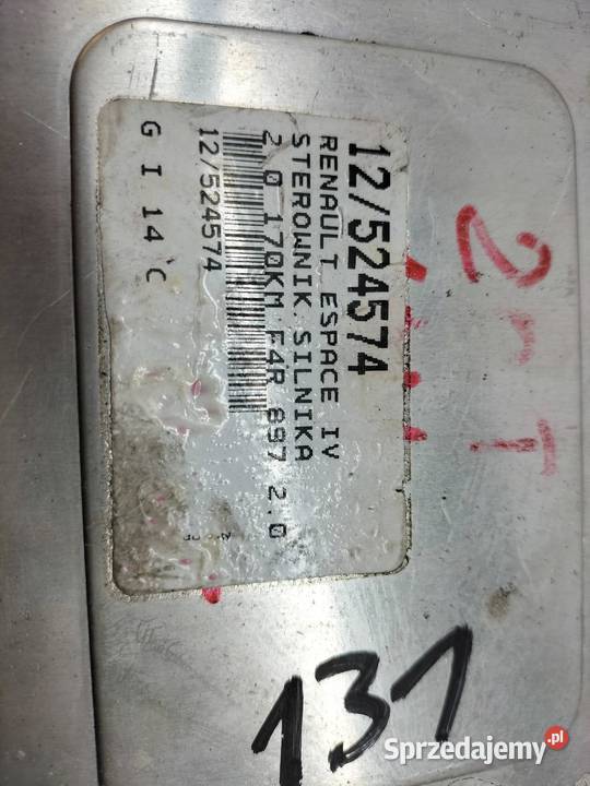 STEROWNIK SILNIKA 8200279458 8200323228 20 B 163 osobowe