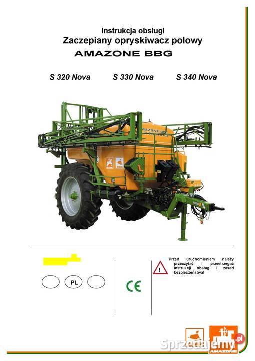 Amazone BBG S320 S330 S340 Nova Instrukcja wielkopolskie Szamotuły