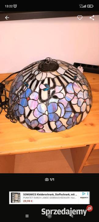Lampy witrażowe Tiffany Styl