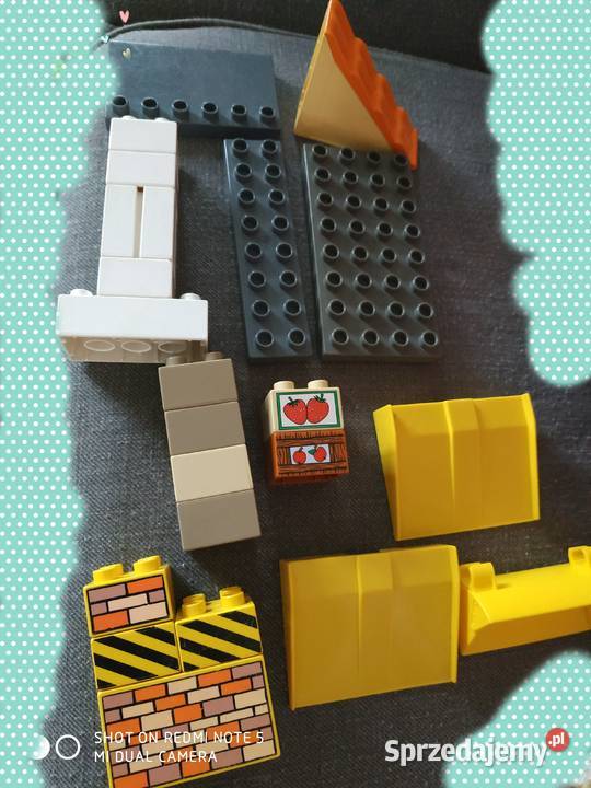 LEGO Duplo zestaw pociąg koparka traktor zygzak Klocki Józefów