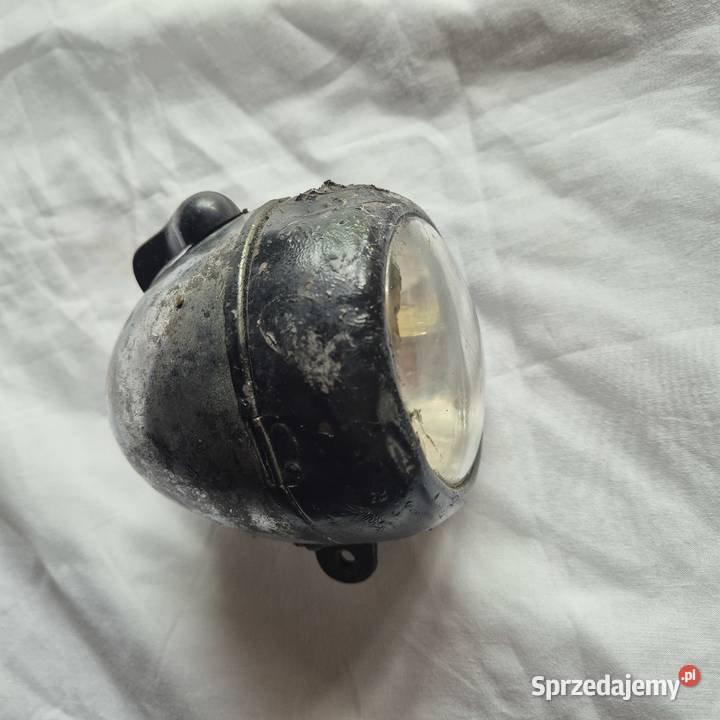 Stara lampa rowerowa przedwojenna zabytek małopolskie Brzesko