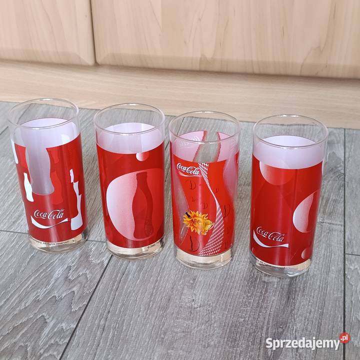 szklanki kolekcjonerskie marki CocaCola Poznań sprzedam
