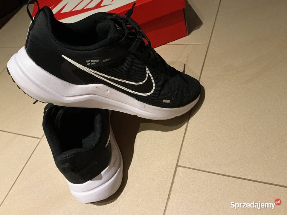 Buty Sportowe Męskie Czarno Białe Nike 46 lubuskie Nowa Sól sprzedam