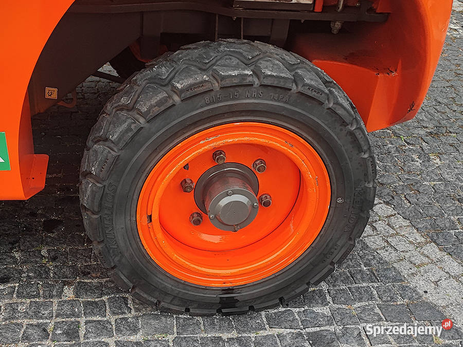 Wózek widłowy terenowy Ausa C 500 H 5 t duplex Kęty