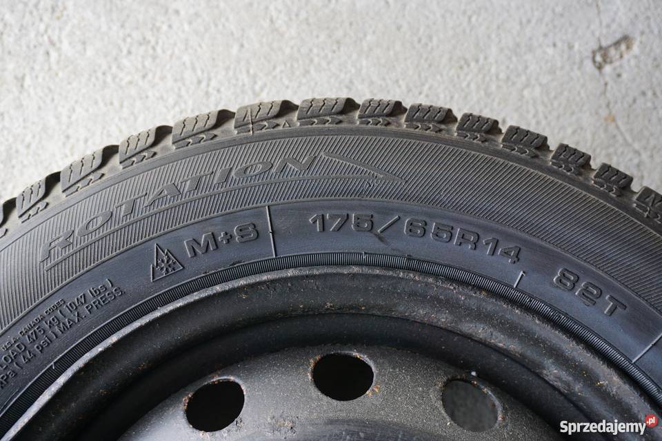 Kołaopony zimowe 17565 R14 Felgi stalowe Peugeot Włocławek