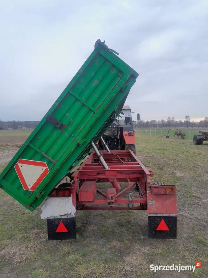 Przyczepa ZASŁAW d732 ORGINAŁ Przyczepy rolnicze Kępno sprzedam