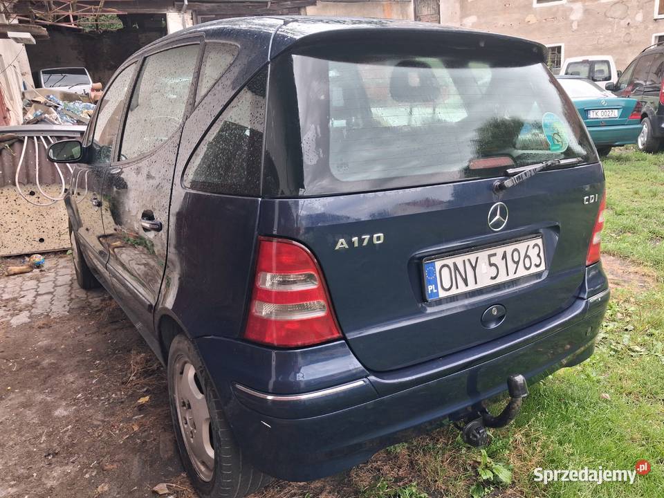 Mercedes w 168 A 170cdi long wyposażony 2003 1700cm3 180 Nysa