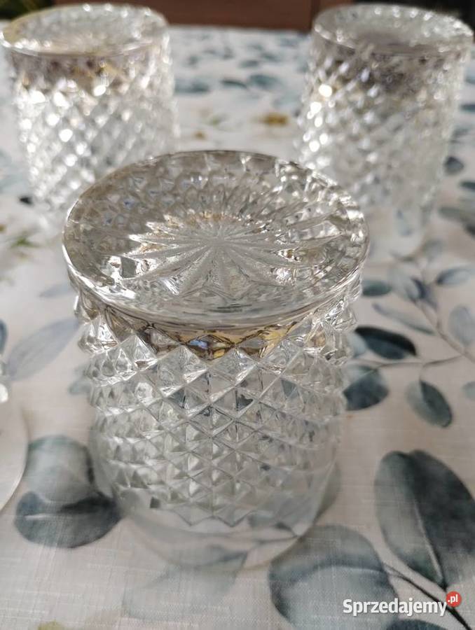 PRL szklanki Ząbkowice 6 Szklanki i kufle Łódź