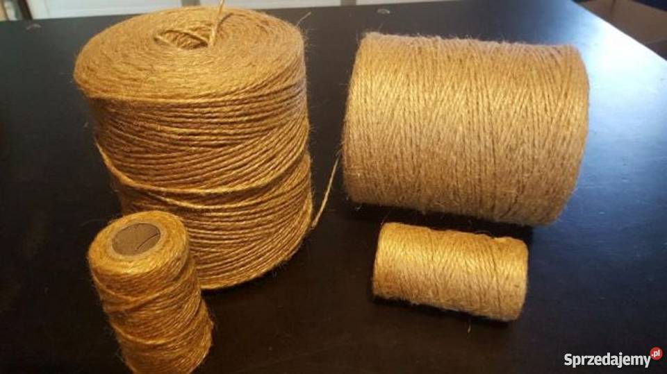 Lina żeglarska linka jutowa fi 17 mm wszystkie