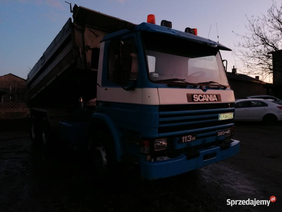 Scania 113h wywrotka 6x4 elektryczne szyby Radomsko