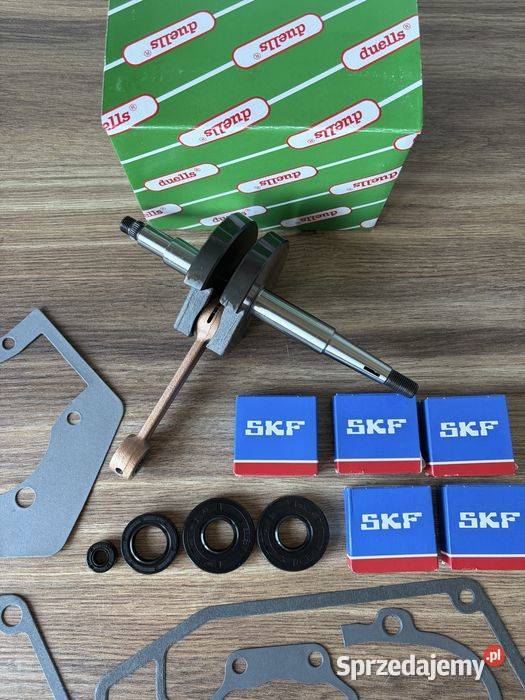 NOWY KOMPLETNY WAŁ KORBOWY DUELLS ŁOŻYSKA Bielsko-Biała