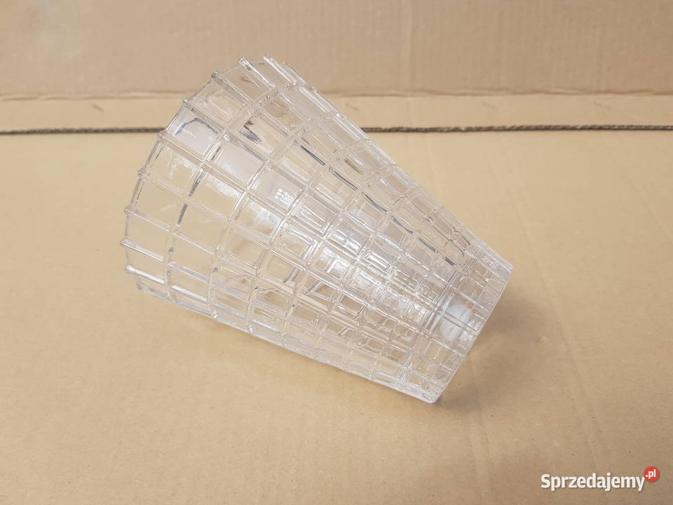 Klosz do lampy STOŻEK przezroczyty E27 E14 G9 G4 Warszawa