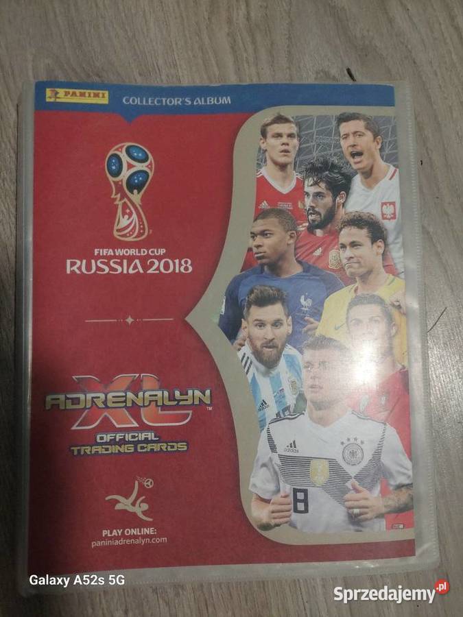 Album kart piłkarskich FIFA word cup 2018 album, atlas