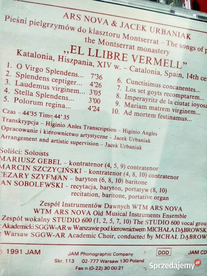 El llibre ver Mell Katalonia Pieśni pielgrzymów Warszawa