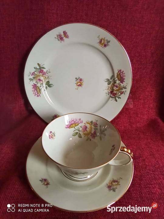 Filiżanka z talerzykiem deserowym Johann Gdańsk