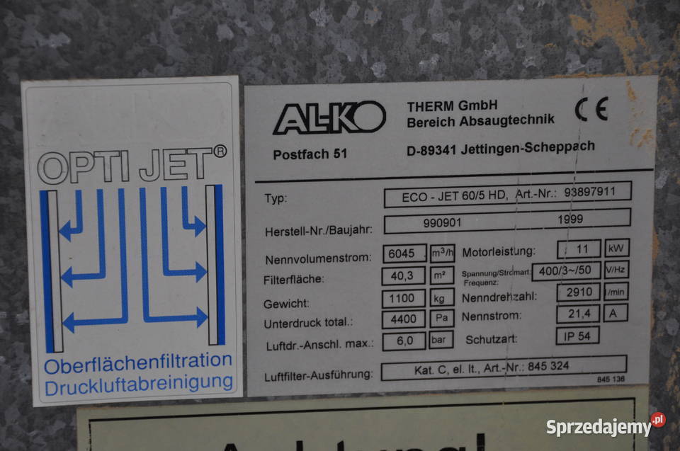 WYCIĄG ALKO ECO JET 605 HD Dargomyśl