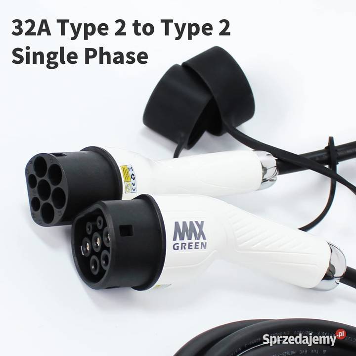 Przewód do ładowania Green EV Type 2 32A 5m 1F Gaszowice