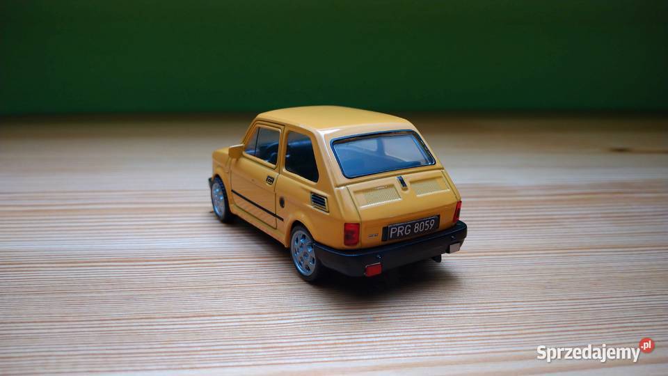 Fiat 126p Maluch 143 żółty czarne tablice Tywonia sprzedam