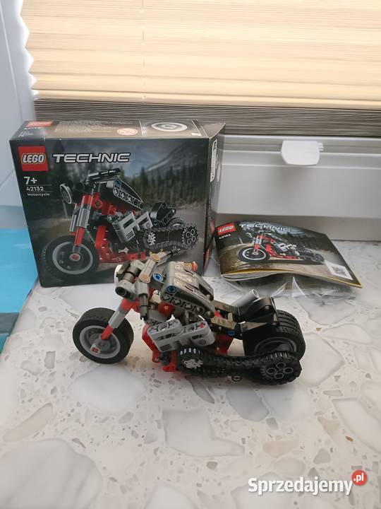 Lego Technic Chopper 42132 pudełko instrukcja Góra Kalwaria