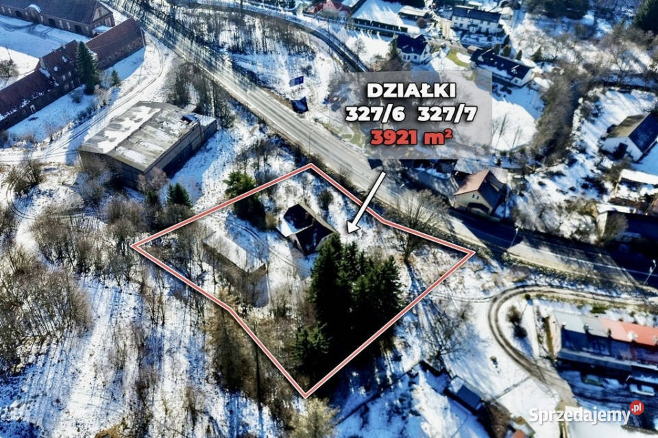 Na sprzedaż 3921 m DK8 z mediami 0m Zielona Góra
