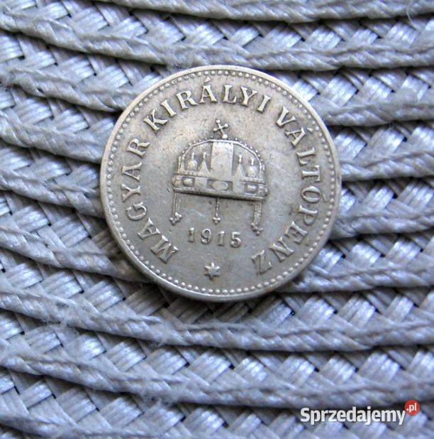 Węgry 10 Filler 1915r Miedzionikiel Kalisz