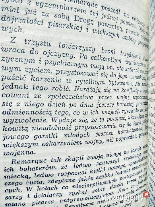 Na zachodzie bez zmian Remarque książki Warszawa