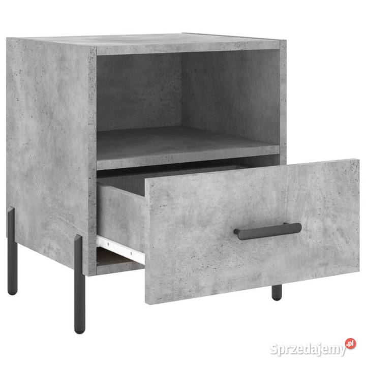 Szafki nocne 2 szarość betonu 40x35x475 WM827461 Warszawa