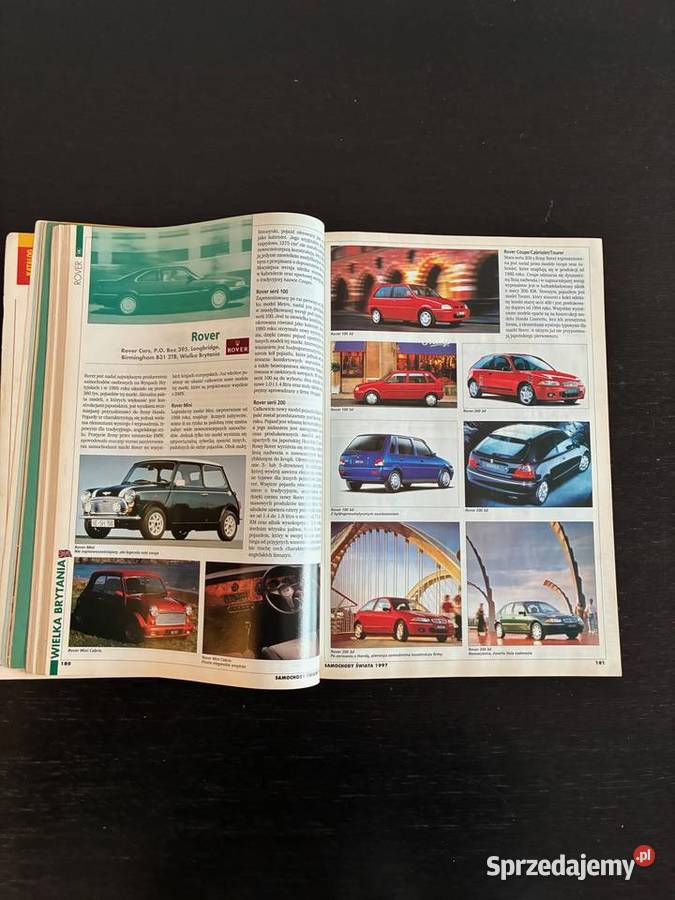 Katalog Samochody Świata 1997 Rok wydania 1996 Książki i Podręczniki sprzedam