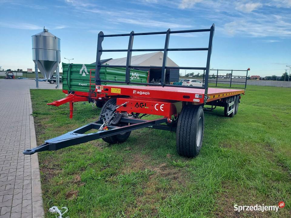 Przyczepa do bel platforma trzyosiowa AGL nie sprzedam
