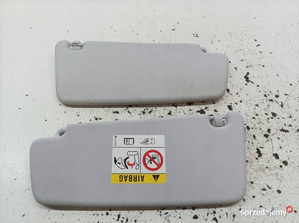 DASZKI PRZECIWSŁONECZNE PRAWY LEWY OSŁONA KPL osobowe