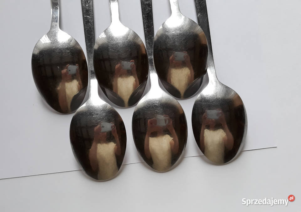 Łyżki obiadowe 2 RÓŻE Gerlach sztućce PRL