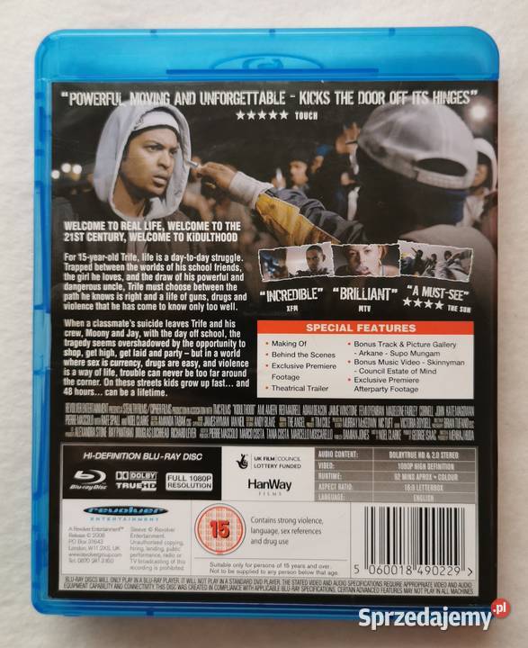 Kidulthood Bluray En 2006 łódzkie Wytrzyszczki sprzedam