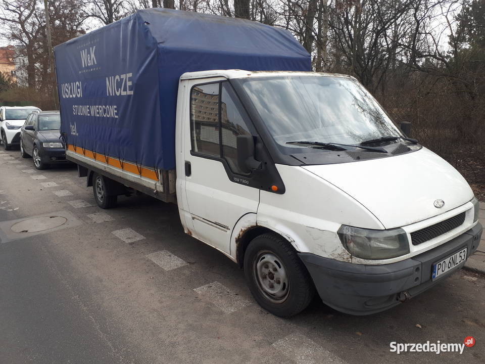 Ford Transit 20 tdci skrzynia z plandeką 2006 wielkopolskie Poznań