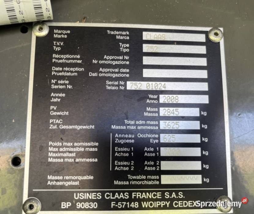 Prasa Claas Variant 385RC Nakło nad Notecią