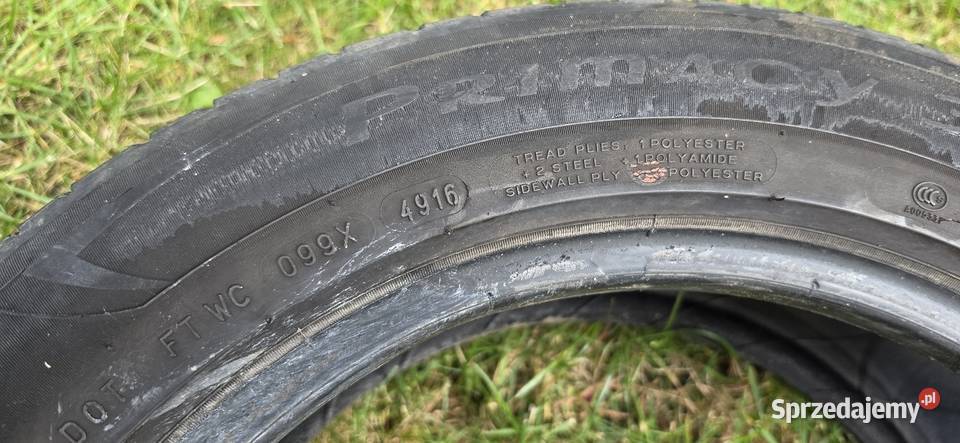 Opony michelin primacy 3 2055516 sprzedam