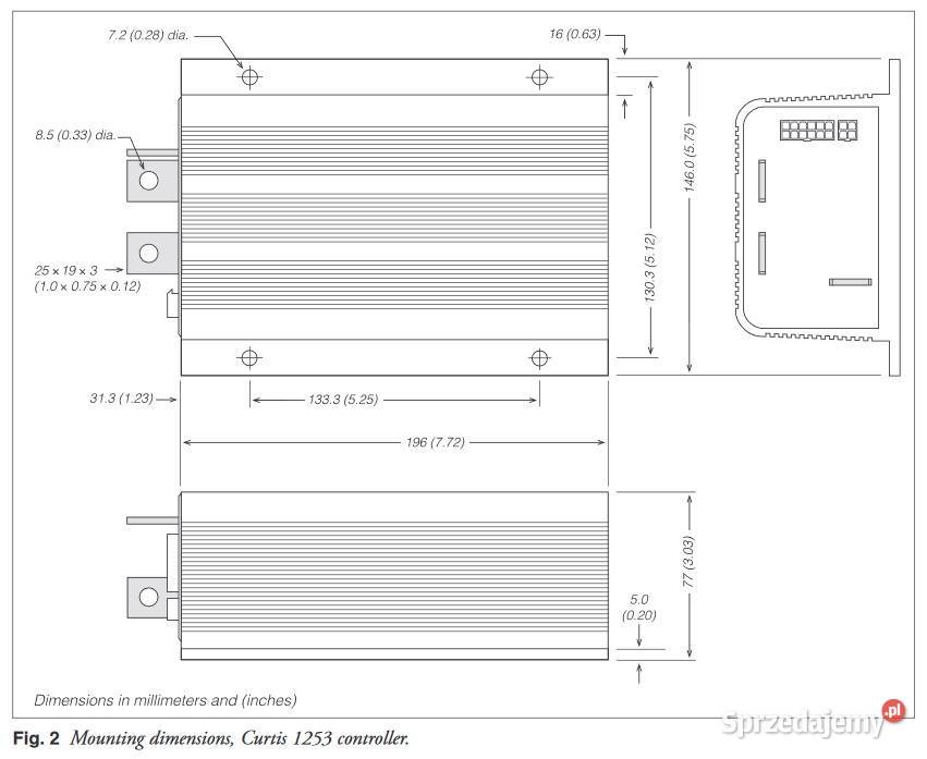ORYGINALNY CURTIS 12538001 80V 600A sterownik lubuskie sprzedam