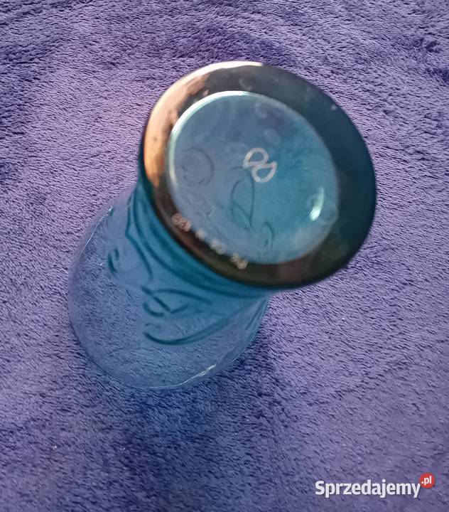 Turkusowa kolekcjonerska szklanka Coca Cola 025 Porcelana i szkło Koźminek