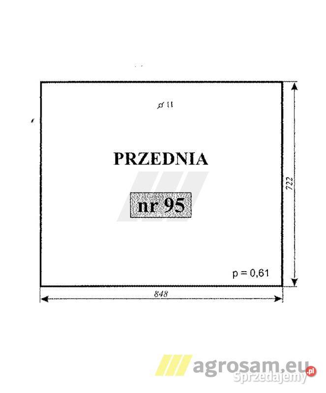 SZYBA PRZEDNIA DO C330 95 nieuszkodzony Siedlce
