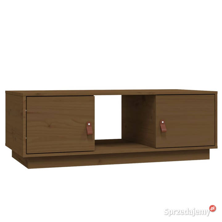 Stolik kawowy miodowy brąz 100x50x35 lite drewno Warszawa