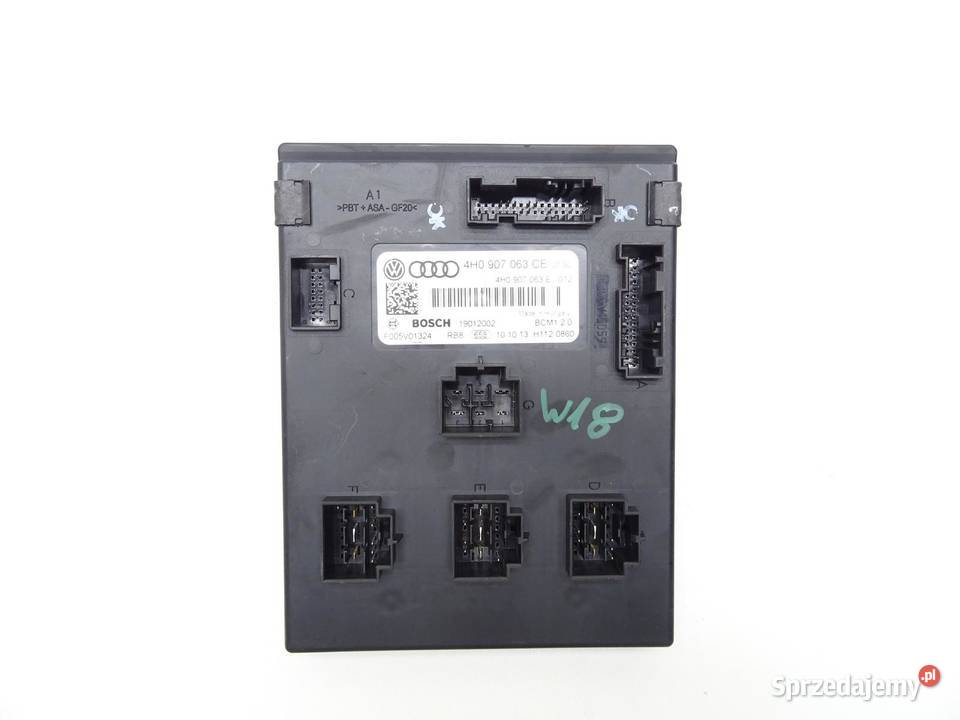 MODUŁ STEROWNIK KOMFORTU 4H0907063CE AUDI A6 C7